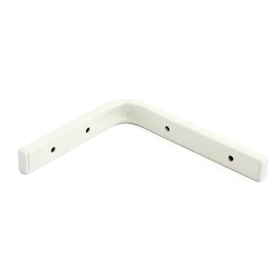 Konsol 6080 stål 125x150 mm, Vit