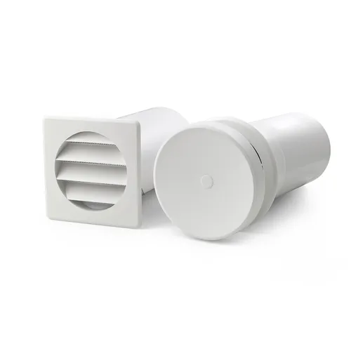 Blockventil 586 Vit, Plast