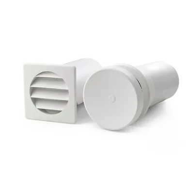 Blockventil 586 Vit, Plast