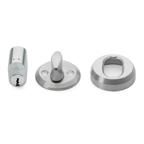 Cylinderlåssats 42 Rostfri