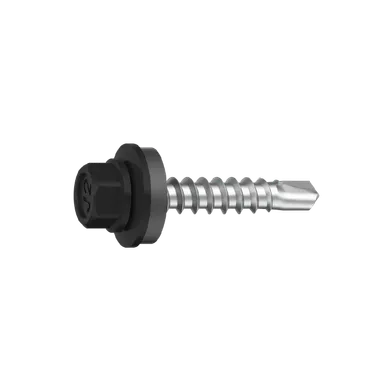 Farmarskruv JT2 f. lättbalk, C3 4,8x20 mm, Svart, 250 st/frp