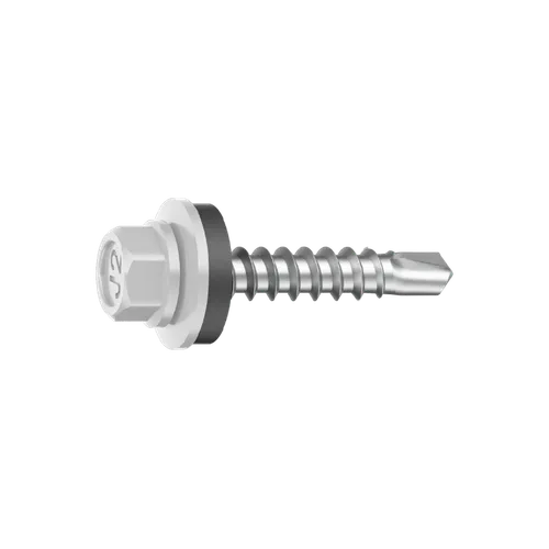 Farmarskruv JT2 f. överlapp, C3 4,8x20 mm, Vit, 250 st/frp