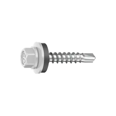Farmarskruv JT2 f. överlapp, C3 4,8x20 mm, Vit, 250 st/frp