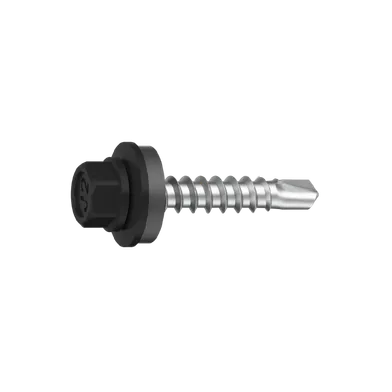 Farmarskruv JT2 f. trä, C3 4,8x35 mm, Svart, 250 st/frp