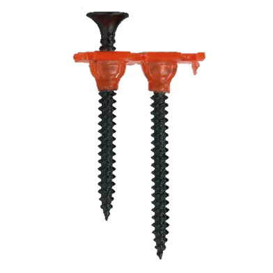 Gipsskruv för stålregel, bandad 3,5x25 mm, Svartfosfaterad, 1000 st/frp