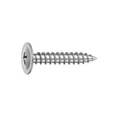 Montageskruv m. låg skalle, C3 4,2x25 mm, Olackad, 500 st/frp