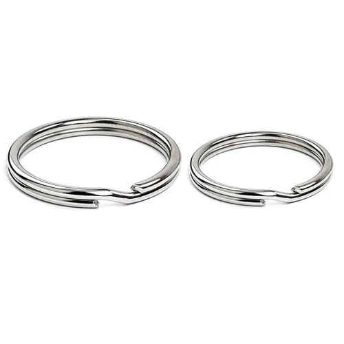 Nyckelring 1269 25+30 mm, Nickel, 4-pack