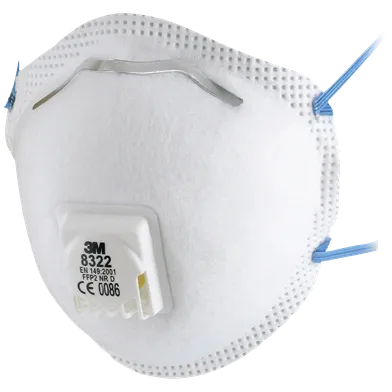 Filtrerande halvmask 8322 Klass FFP2V