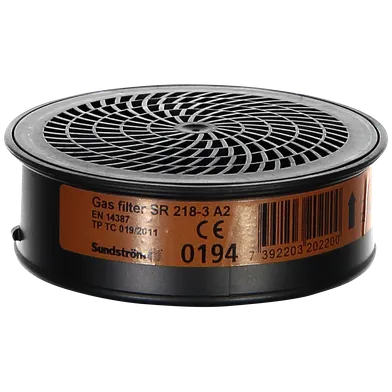 Gasfilter Sundström A2 218, Brun färgkod
