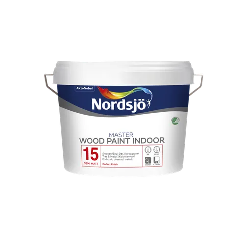 Snickerifärg Master Indoor 15 BW (Vit), 1 l