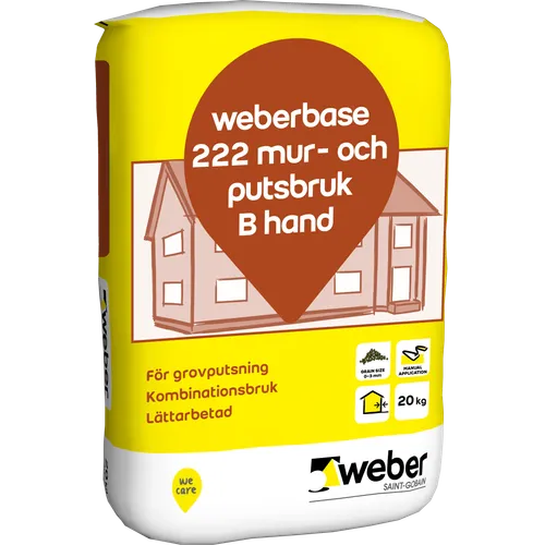 Mur- & Putsbruk B Base 222 20 kg