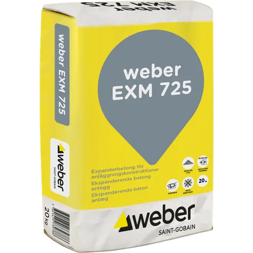 Expanderbetong EXM 725 Grov 20 kg