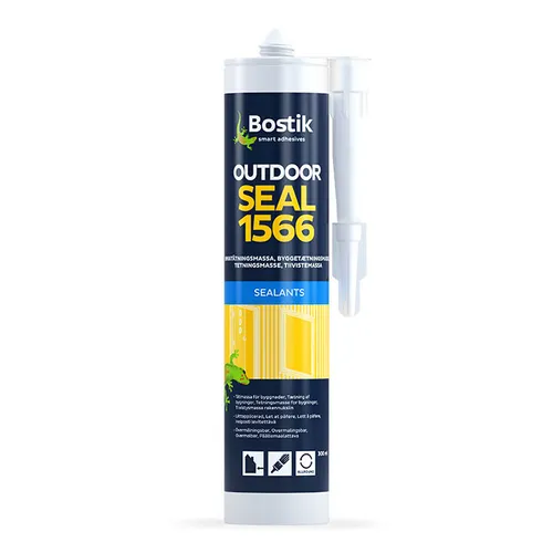 Tätningsmassa ute 1566 300 ml, Vit