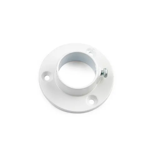 Rörhållare/sidfäste Vit, 2-pack