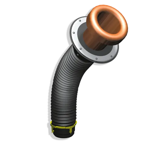 Flexirör & kragrör Tegelröd