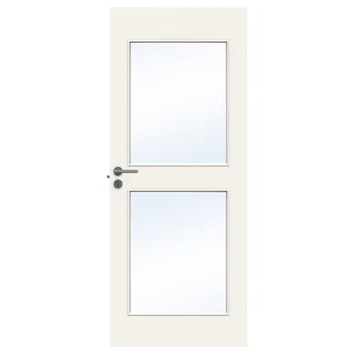 Innerdörr Easy G03 Klarglas, Vit M9x21