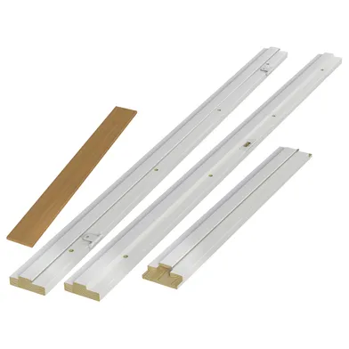 Karmset 118 mm, Vit kvistfri m. tätningslist M9x21