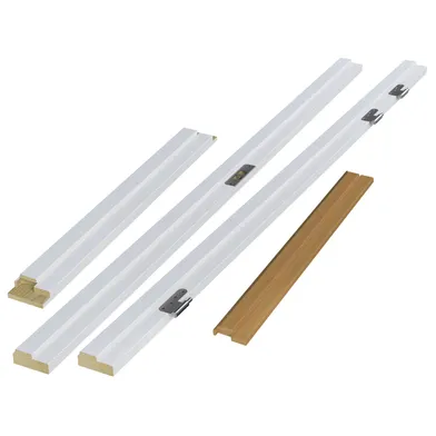 Massivdörrskarm 93 mm EI 30/Rw 35 dB, Vit 9x21, Vänster