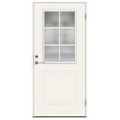 Ytterdörr Clever-line P400, Vit M10x21, Höger