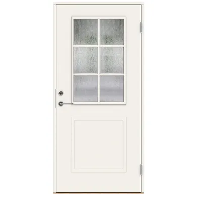 Ytterdörr Clever-line P400, Vit M10x21, Höger