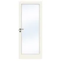 Innerdörr Easy GW1 Klarglas, Vit