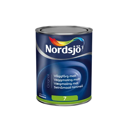 Väggfärg Original Matt 7 BW (Vit), 1 l