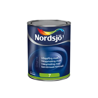 Väggfärg Original Matt 7 BW (Vit), 1 l