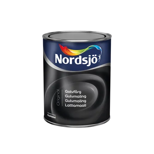 Golvfärg Original Inomhus Halvblank BW (Vit), 1 l