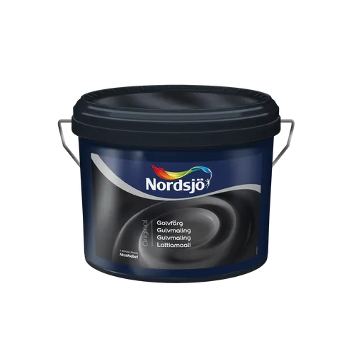 Golvfärg Original Inomhus Halvblank BW (Vit), 2,5 l