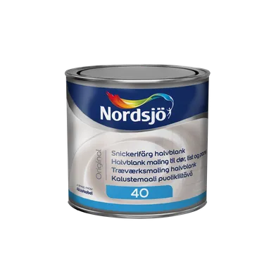 Snickerifärg Original Halvblank 0,BW (Vit), 5 l