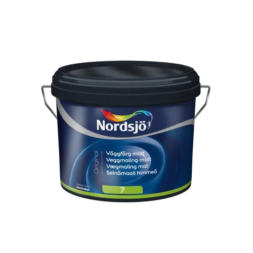 Väggfärg Original Matt 7 BW (Vit), 2,5 l