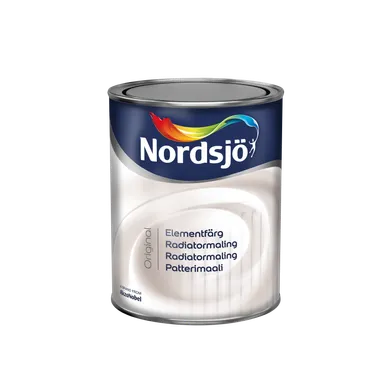 Elementfärg Halvblank Vit, 1 l