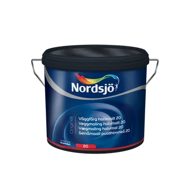 Väggfärg Original Halvmatt 20 BW (Vit), 10 l