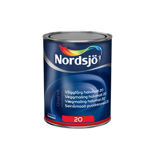 Väggfärg Original Halvmatt 20 BW (Vit), 1 l