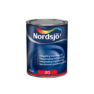 Väggfärg Original Halvmatt 20 BW (Vit), 1 l