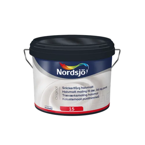 Snickerifärg Original Halvmatt BW (Vit), 2,5 l