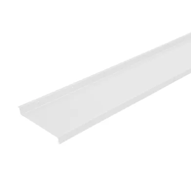 Underbleck 40 mm 2000 mm, Vit