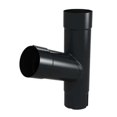Grenrör 70° 90 mm, Svart