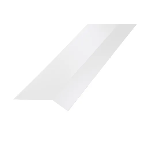 Takfotsbeslag 326609, 2000 mm, Vit