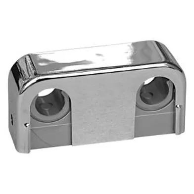 Rörklämma, dubbel 40 c/c 8-15 mm, förkromad