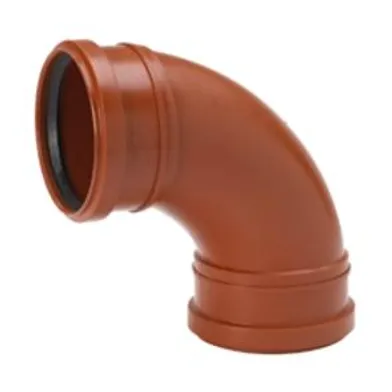 Böj markavlopp 110 mm 88,5°, 2 muffar