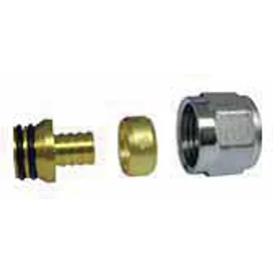 Kopplingsset pex 16xr15, krom