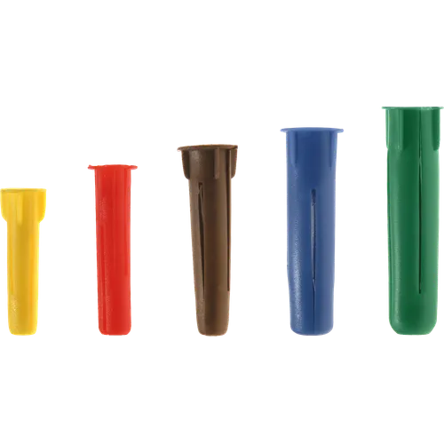 Plastplugg Röd 5,5x35 mm, 10 st/frp