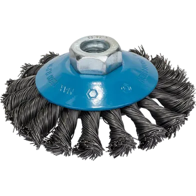 Stålborste konisk M14 Ø 100 mm, Grov