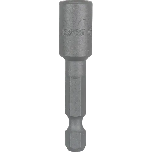 Sexkantshylsa m. magnet 1/4-tum