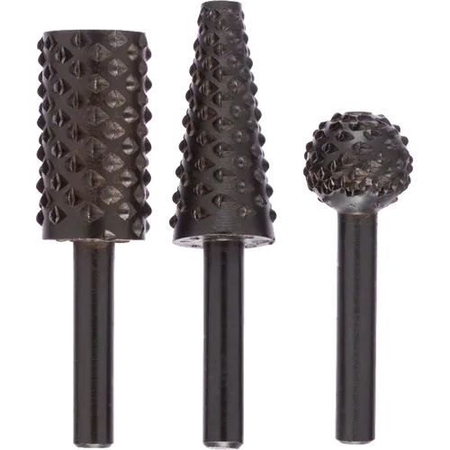 Raspsats Trä/Metall 3 delar, Ø 6 mm skaft