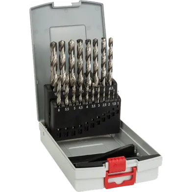 Metallborrsats HSS-G 19 delar