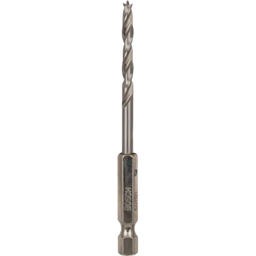 Träspiralborr, 1/4-tum insexskaft 4x43/88 mm, 1-pack