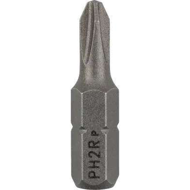 Bits PH 25 mm Extra Hard PH2R, 25-pack