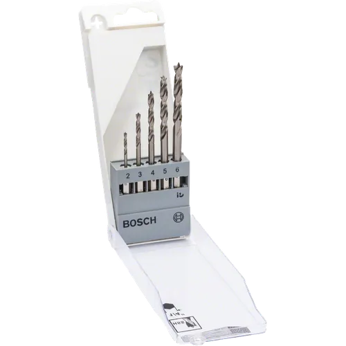 Träborrsats 1/4 5 delar